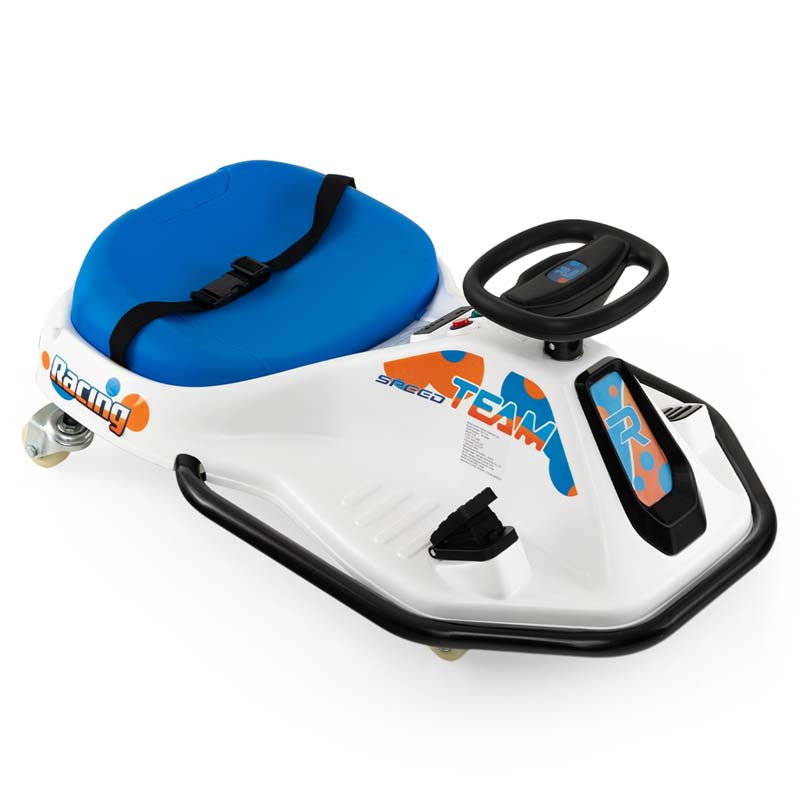 24V Kids Ride On Drift Car with 360° Spin, 3 Flags Included, Electric Drifting Go Kart for Kids,  Racing Car for Toddlers Aged 3+