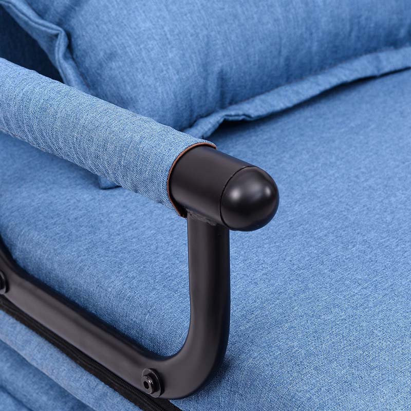 26.5" Convertible Sofa Bed Folding Arm Chair Sleeper Leisure Recliner Lounge Couch