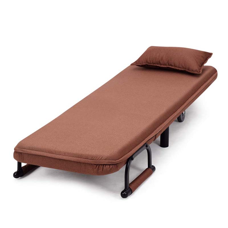 26.5" Convertible Sofa Bed Folding Arm Chair Sleeper Leisure Recliner Lounge Couch