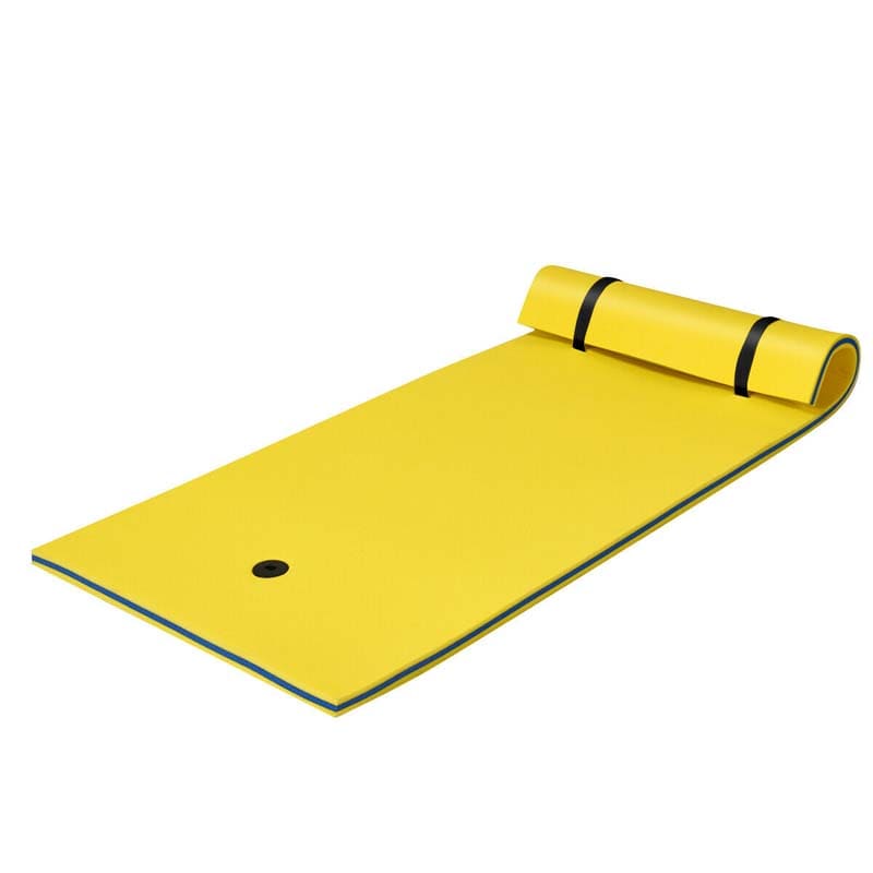 Personal Floating Oasis 3-Layer XPE Foam Water Pad/Pool Mat/Lounger Floating Island for River Lake Ocean