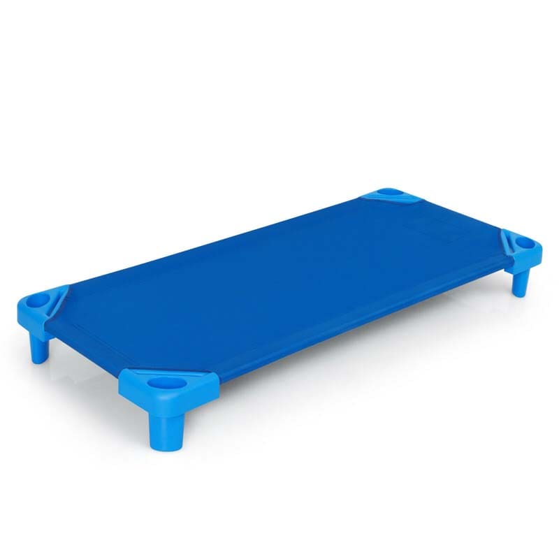 6 Pack 51" x 22.5" Stackable Daycare Cot for Preschool Kids Naptime Sleeping Cot Mat with Easy Lift Corner