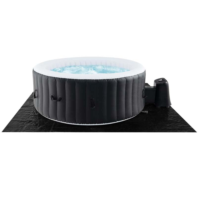 2-6 Person 70"/80" Inflatable SPA Pool Hottub with 110/130 Air Jets, Heater Pump, Portable Outdoor Water Spa Tub for Backyard
