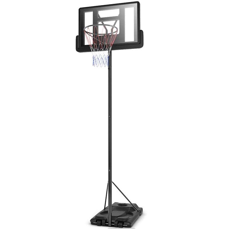 8.5-10 FT Portable Basketball Goal System Outdoor Basketball Hoop Stand with 39" Shatterproof Backboard