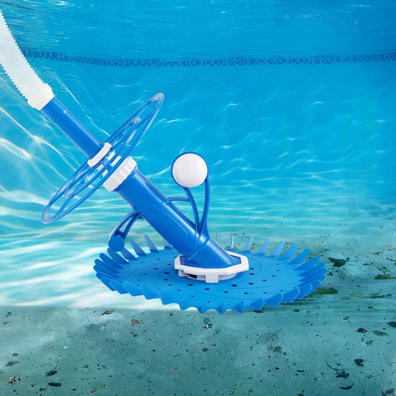 Upgraded Automatic Pool Cleaner Vacuum Suction Side Pool Sweeper for Pools Floors & Walls with 10 x 3.3 FT Extension Hoses & 36-Fin Disc