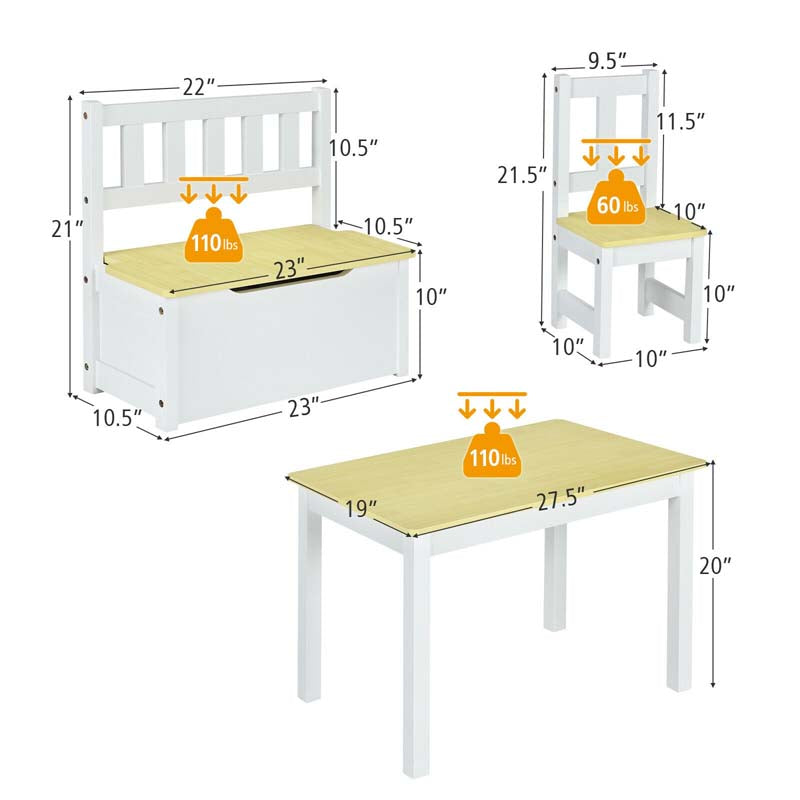 Wooden Kids Desk and chair Set with Hutch, Cabinet, Bulletin Board, Student Computer Workstation Children Study Writing Table