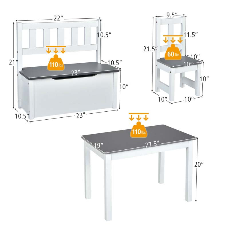 Wooden Kids Desk and chair Set with Hutch, Cabinet, Bulletin Board, Student Computer Workstation Children Study Writing Table
