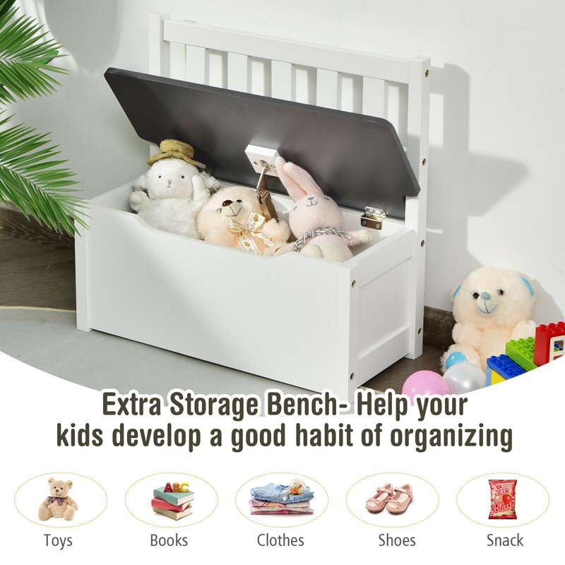 Wooden Kids Desk and chair Set with Hutch, Cabinet, Bulletin Board, Student Computer Workstation Children Study Writing Table