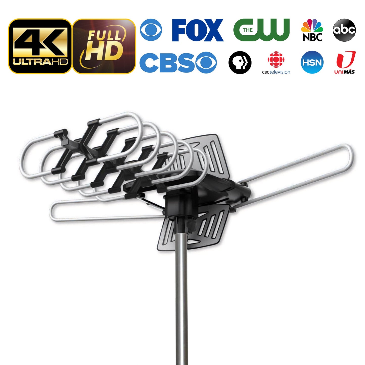Long-Distance Outdoor Antenna - 900 Mile Range