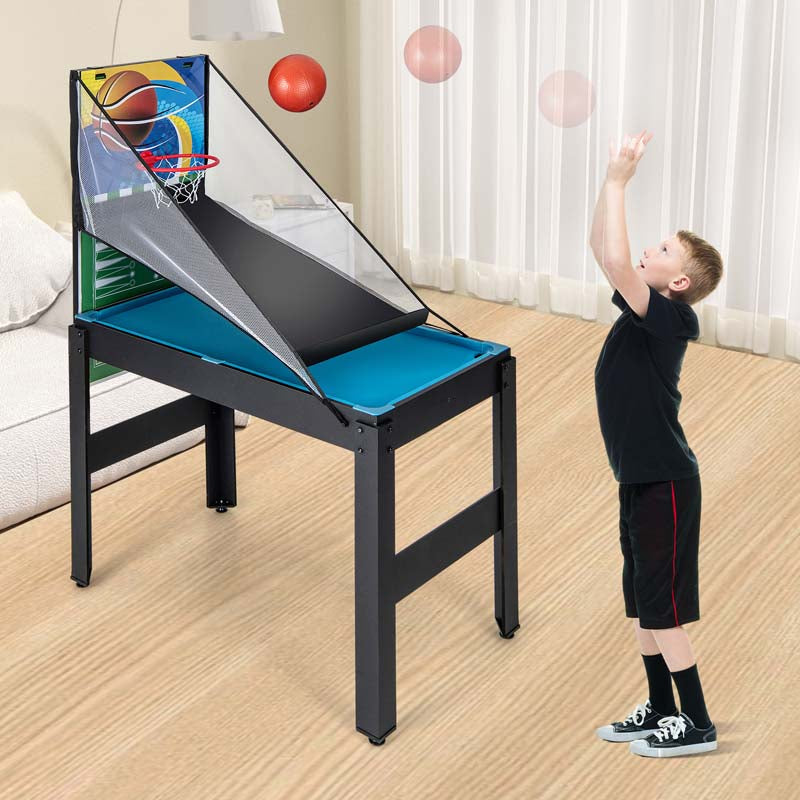 14-in-1 Multi Game Table, Combo Game Table w/Foosball, Air Hockey, Pool, Table Tennis, Basketball, Chess, Checkers, Bowling, Shuffleboard