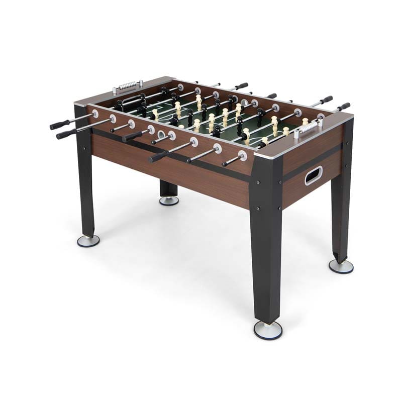 54" Wood Foosball Table Soccer Game Table Competition Sized Football Arcade for Game Room Sport