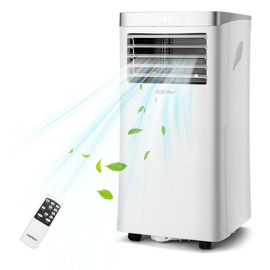 8000 BTU 3-in-1 Portable Air Conditioner Air Cooler Fan Dehumidifier with Remote Control, 24H Timer