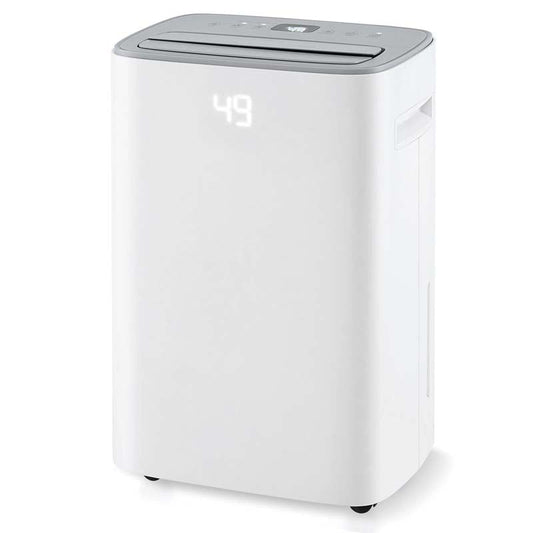 52 Pint Home Dehumidifier for Basement, 4500 Sq. Ft Portable Dehumidifier with Auto & Manual Drainage, Continuous/Dry Clothes Mode